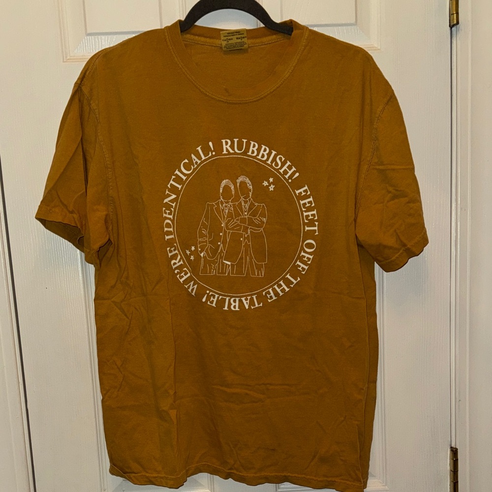 Harry Potter Weasley Twins Comfort Colors Mustard Tee